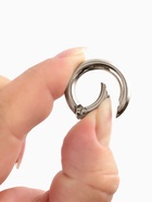 Кольцо карабин металлический TEIRA, набор 2 шт., 6.7 г, d=16/24 мм, s=4 мм, цвет серебряный - Фото 5