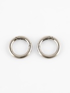 Кольцо карабин металлический TEIRA, набор 2 шт., 7 г, d=20/28 мм, s=4 мм, цвет серебряный - Фото 4