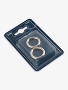 Кольцо карабин металлический TEIRA, набор 2 шт., 7 г, d=20/28 мм, s=4 мм, цвет серебряный - Фото 8