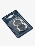 Кольцо карабин металлический TEIRA, набор 2 шт., 12.9 г, d=25/35 мм, s=5 мм, цвет серебряный - Фото 8