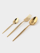 Набор столовых приборов «Блинк», 18 предметов, нержавеющая сталь, золотистый 10878858 Набор столовых приборов «Блинк», 18 предметов, нержавеющая сталь, золотистый 10878858