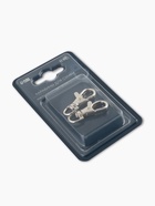 Карабин металлический TEIRA, набор 2 шт., 6.7 г, 3.8×1.3 см/9×2 мм, цвет серебряный - Фото 8