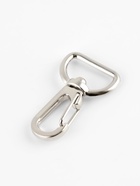 Карабин металлический TEIRA, набор 2 шт., 6.9 г, 4.1×2.5 см/20×2.5 мм, цвет серебряный - Фото 2