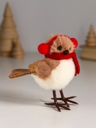 Фигурка «Птичка в наушниках и шарфике», 9.5×5.5×10.5 см - Фото 2