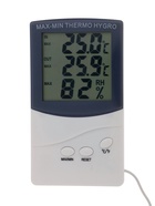 Термометр LTR-07, электронный, 2 датчика температуры, датчик влажности, белый - Фото 3