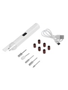 Машинка для маникюра LMM-01-05, 5 насадок, 2 Вт, АКБ, белый - Фото 6