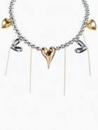 Набор 2 предмета: колье, серьги «Сердце» любовь, цветной - Фото 3