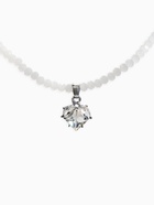 Набор 2 предмета: колье, серьги «Трансформеры» жемчуг со стразами, белый в серебре - фото 54809051