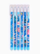 Ручка пиши-стирай, 0.5 мм, синяя паста, 12 шт., «Стич» - Фото 6