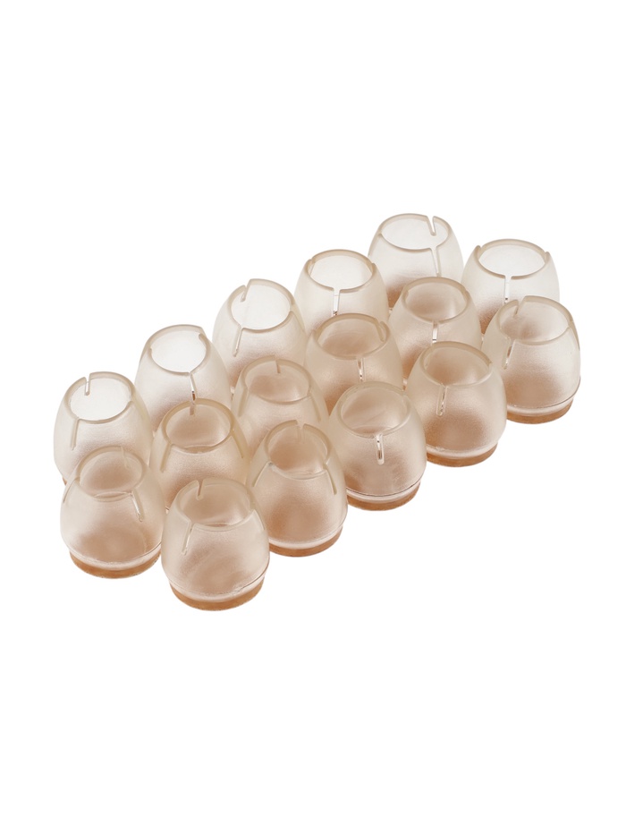 Накладка мебельная круглая ТУНДРА, d=25-29 мм, 16 шт.