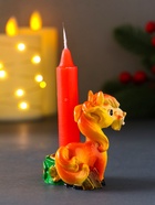 Фигурка-подсвечник со свечой «Коняшка с банкнотами и подковой», полистоун, d=2.3 см, 5.3×4×6 см - Фото 4