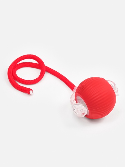 Интерактивная игрушка для кошек «Убегающий хвост», красная