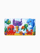 Коврик для ванной противоскользящий, на присосках «Морской мир», детский, 40×70 см - Фото 2