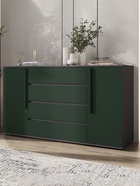 Комод 2 двери 4 ящика Норд, 1600х450х900, Изумруд/Графит 10909243 - фото 3853795