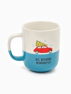 Кружка новогодняя керамическая «Все желания исполнятся», 400 мл, ручная работа - Фото 2