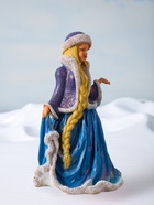Фигура новогодняя «Снегурочка», с глиттером, 80 см 10918998 - фото 17031248