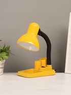 УЦЕНКА Лампа настольная «Мудрец» Е27 40W, 220В желтый 18×11.5×33 см RISALUX - Фото 1