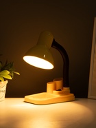 УЦЕНКА Лампа настольная «Мудрец» Е27 40W, 220В желтый 18×11.5×33 см RISALUX - Фото 3