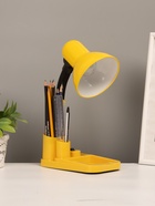 УЦЕНКА Лампа настольная «Мудрец» Е27 40W, 220В желтый 18×11.5×33 см RISALUX - Фото 4