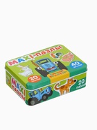 УЦЕНКА Макси-пазлы в металлической коробке «Синий трактор на ферме», 40 деталей - Фото 3