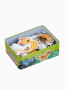 УЦЕНКА Макси-пазлы в металлической коробке «Синий трактор на ферме», 40 деталей - Фото 4