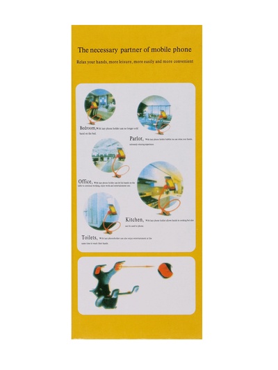 Гибкий держатель для телефона, чёрный