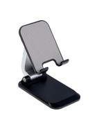 Подставка для телефона и планшета на стол, складная, чёрная - фото 51823570