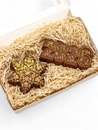 Шоколадная фигурка «Снежинка 2026», бельгийский шоколад, 160 г - Фото 4