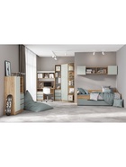 Надстройка для стола «Челси» Color, 1100×286×1064 мм, цвет мята тёмная/дуб крафт - фото 117215174 Надстройка для стола «Челси» Color, 1100×286×1064 мм, цвет мята тёмная/дуб крафт - фото 117215174