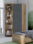 Стеллаж угловой «Мартина», 380×380×2200 мм, цвет дуб крафт - фото 117253336 Стеллаж угловой «Мартина», 380×380×2200 мм, цвет дуб крафт - фото 117253336