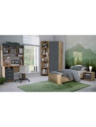 Надстройка для стола «Мартина», 1100×286×1064 мм, цвет графит/дуб крафт - фото 117215197 Надстройка для стола «Мартина», 1100×286×1064 мм, цвет графит/дуб крафт - фото 117215197