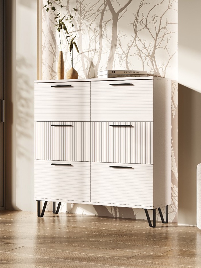 Обувница «Флэш», 1000×300×1030 мм, цвет кашемир/кашемир - Фото 1