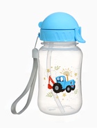 Поильник-непроливайка с трубочкой, 270 мл, Синий трактор - Фото 2