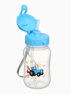 Поильник-непроливайка с трубочкой, 270 мл, Синий трактор - Фото 4