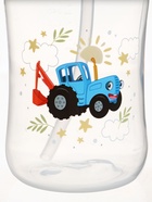 Поильник-непроливайка с трубочкой, 270 мл, Синий трактор - Фото 9