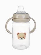 Поильник - непроливайка Baby Bear с силиконовым носиком, 270 мл., бежевый Mum&Baby - Фото 1