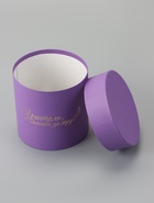 Набор круглых подарочных коробок «Учителю» , сиреневый, 2 в 1 - 16×16 - 13×13 см - фото 54809207