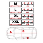 УЦЕНКА Тент автомобильный CARTAGE, водонепроницаемый, полиэстер, XL, 490×180×150 см - Фото 3