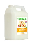 Крем-мыло жидкое биоразлагаемое для мытья рук и тела SYNERGETIC "Овсяное молочко и хлопок", 5 л 1092 - фото 54809212