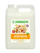 Крем-мыло жидкое SYNERGETIC «Овсяное молочко и хлопок», биоразлагаемое, для мытья рук и тела, 5 л - Фото 2