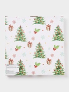 Тарелка новогодняя Доляна «Дед Мороз», d=22.5 см, керамика, белая - Фото 5