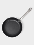 УЦЕНКА Сковорода, d=28 см, h=4 см, антипригарное покрытие, тройное дно, индукция, нержавеющая сталь, серебристая - Фото 2