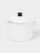 УЦЕНКА Кастрюля цил.борт. 9 л белая (без декора) - Фото 5