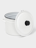 УЦЕНКА Кастрюля эмалированная, 9 л, d=26.5 см, с крышкой, без декора, белая - Фото 6