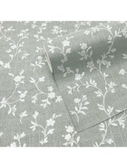 Обои антивандальные Flizelini Anna 1868 – 71, на флизелиновой основе, 1.06×10 м, цвет белый/зелёный - Фото 1