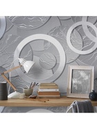 Обои антивандальные Flizelini Ringo 1943-21, на флизелиновой основе, 1.06×10 м, цвет серый - Фото 2