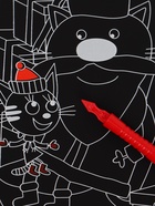 Альбом гравюр «Новый год», 8 гравюр, цветной фон, Три кота - Фото 9