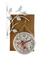 УЦЕНКА Часы настенные интерьерные «Птичка на ветке», двусторонние, на подвесе, d=23 см, от батареек 2хАА 10931646