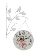 УЦЕНКА Часы настенные интерьерные «Птичка на ветке», двусторонние, на подвесе, d=23 см, от батареек 2хАА 10931646