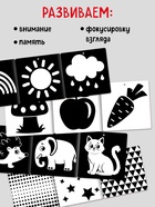 Книжки - гармошки картонные детские «Смотри, малыш!», набор 6 шт. - Фото 2